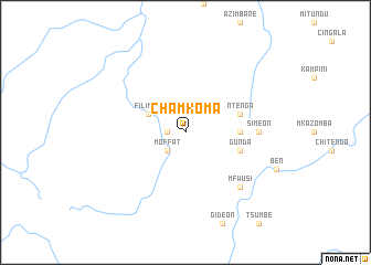 map of Chamkoma
