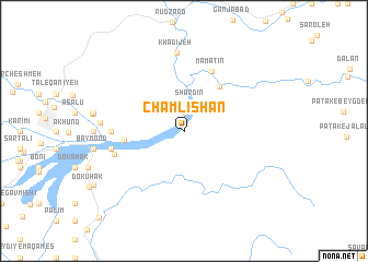 map of Cham Līshān