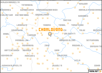 map of Chamlovand