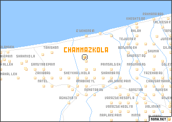 map of Chammāz Kolā