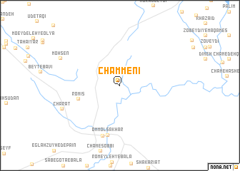 map of Chamm-e Nī‘