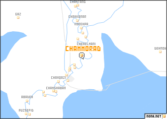 map of Cham Morād