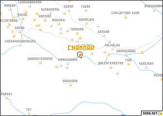 map of Chamnār