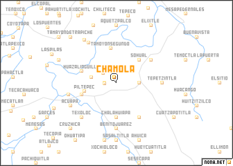map of Chamola