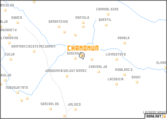 map of Chamomún