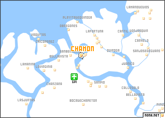 map of Chamón