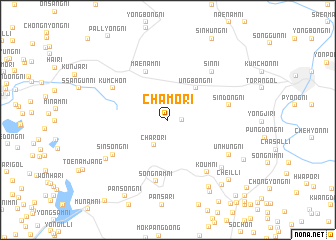 map of Chamo-ri