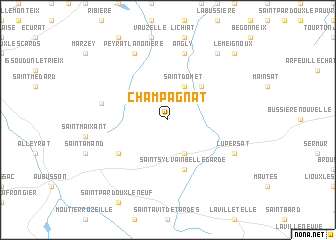 map of Champagnat
