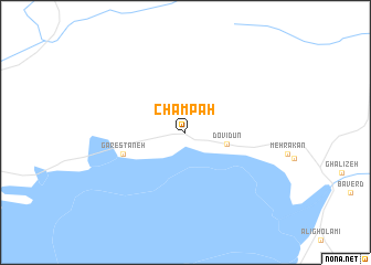 map of Champah