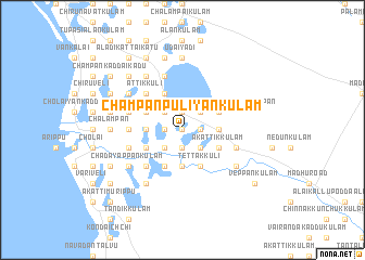 map of Champanpuliyankulam