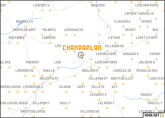 map of Champarlan