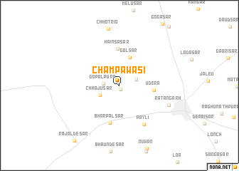 map of Champāwāsi