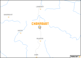 map of Champawat