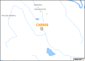 map of Champa