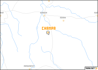 map of Chāmpa