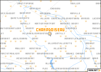 map of Champ dʼOiseau