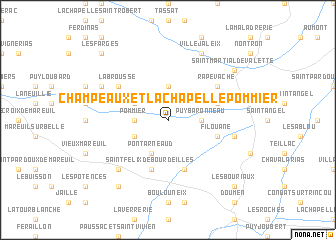 map of Champeaux-et-la-Chapelle-Pommier