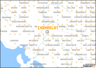 map of Champelot