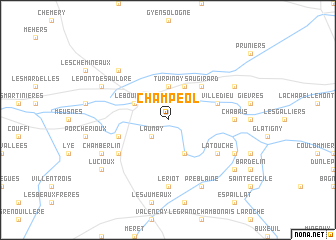 map of Champeol