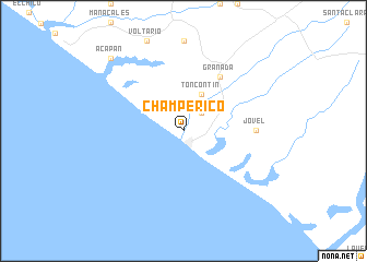 map of Champerico