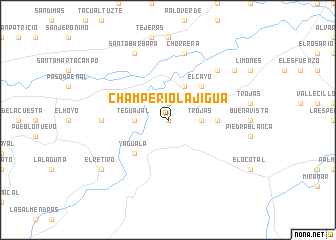 map of Champerío La Jigua