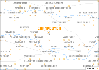 map of Champguyon
