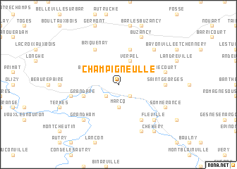 map of Champigneulle