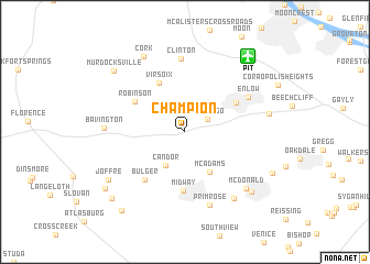 map of Champion