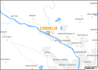 map of Champlin