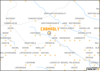 map of Champoly