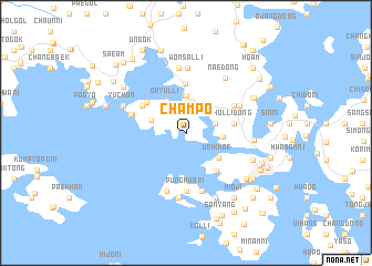 map of Champ\