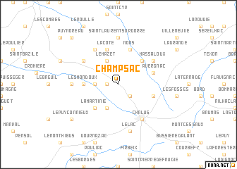 map of Champsac