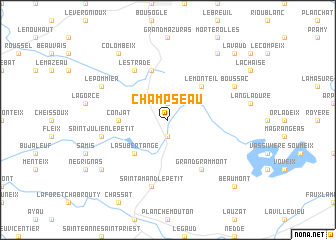 map of Champseau