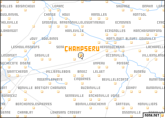 map of Champseru