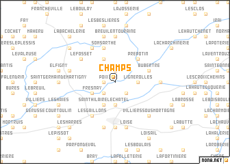 map of Champs