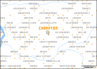 map of Champton