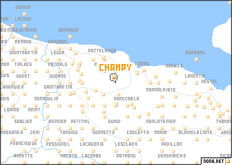 map of Champy