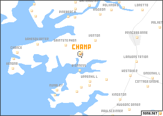 map of Champ
