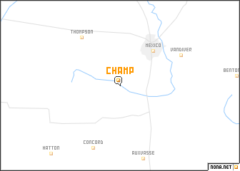 map of Champ