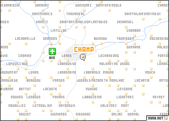 map of Champ