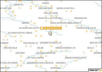 map of Cham Qamar