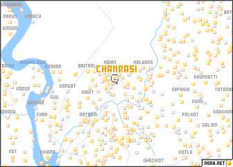 map of Chamrāsi