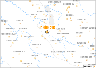 map of Cham Rīg