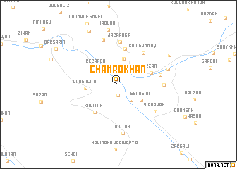 map of Chamrokhān