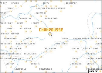 map of Chamrousse