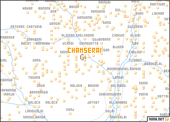 map of Cham Serai