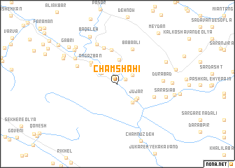 map of Cham Shāhī