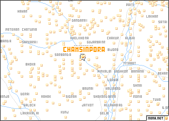 map of Cham Sinpora