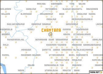 map of Chāmtāra