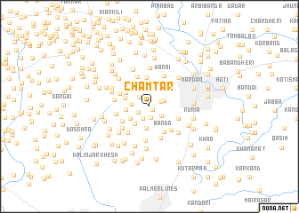 map of Chamtār